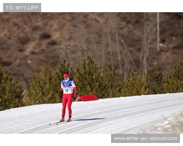 滑雪越野赛道长距离坚持令人敬佩